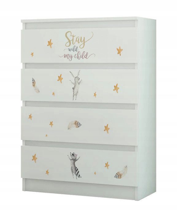 Komoda R-4 dziecięca dla dziecka BABY BOO WZORY