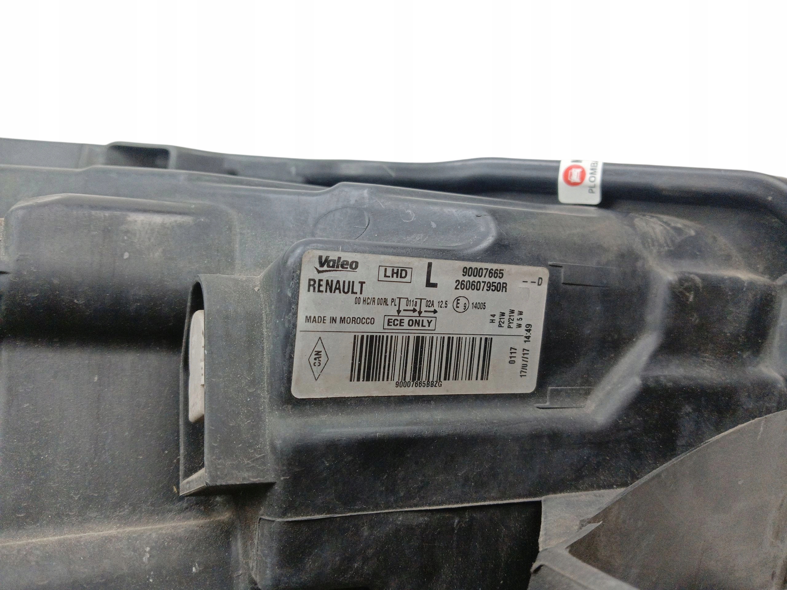 light REFLEKTOR left front DACIA LODGY LIFT (17-22) 260607950R EU