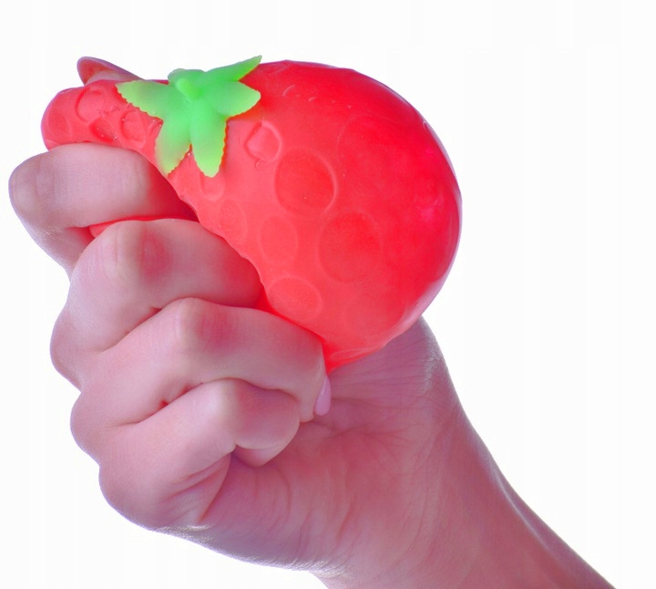 

Truskawka Gniotek Gumowy do ściskania Antystresowy