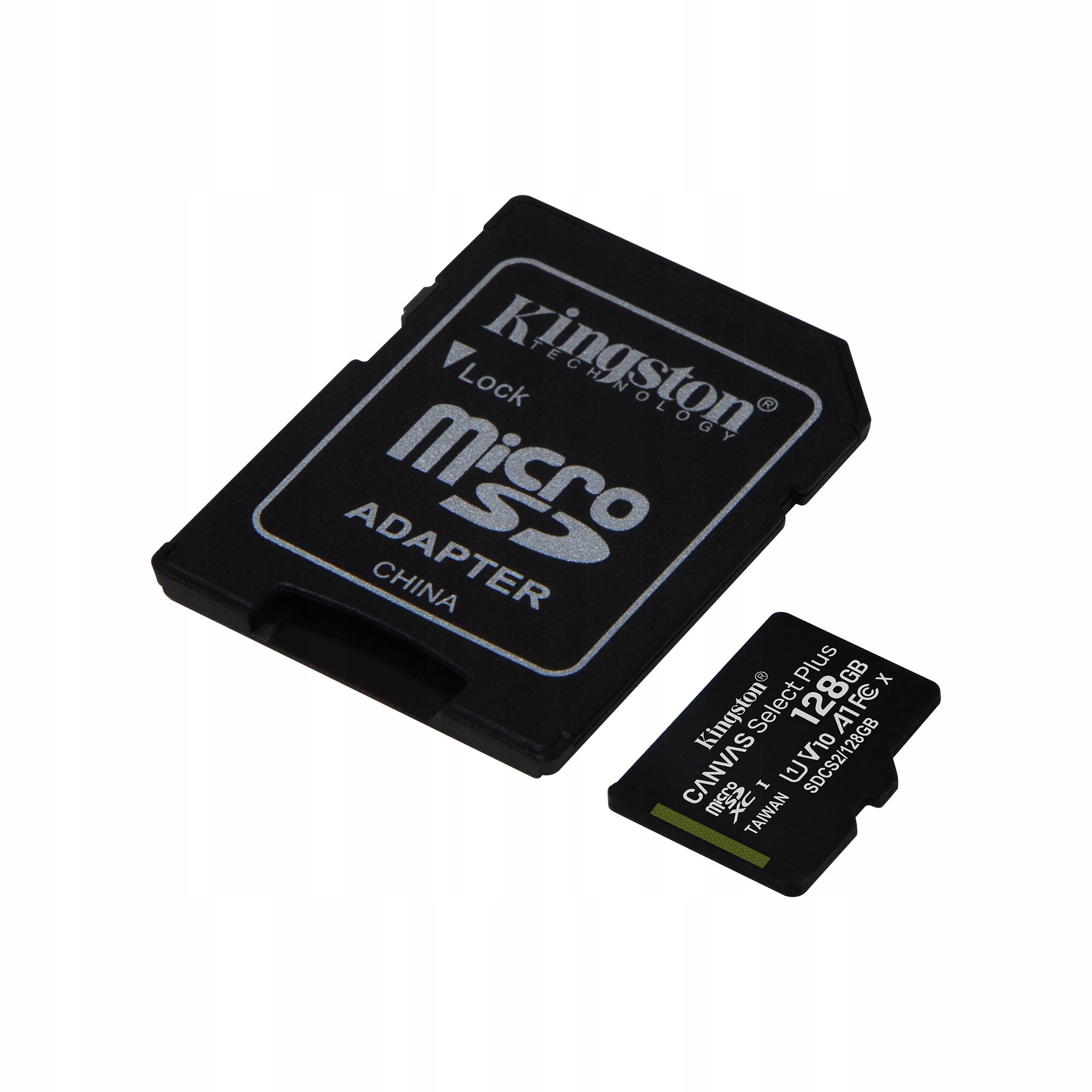 KINGSTON KARTA MICROSD 128GB MICRO CL10 ADAPTER SD Pojemność karty 128 GB