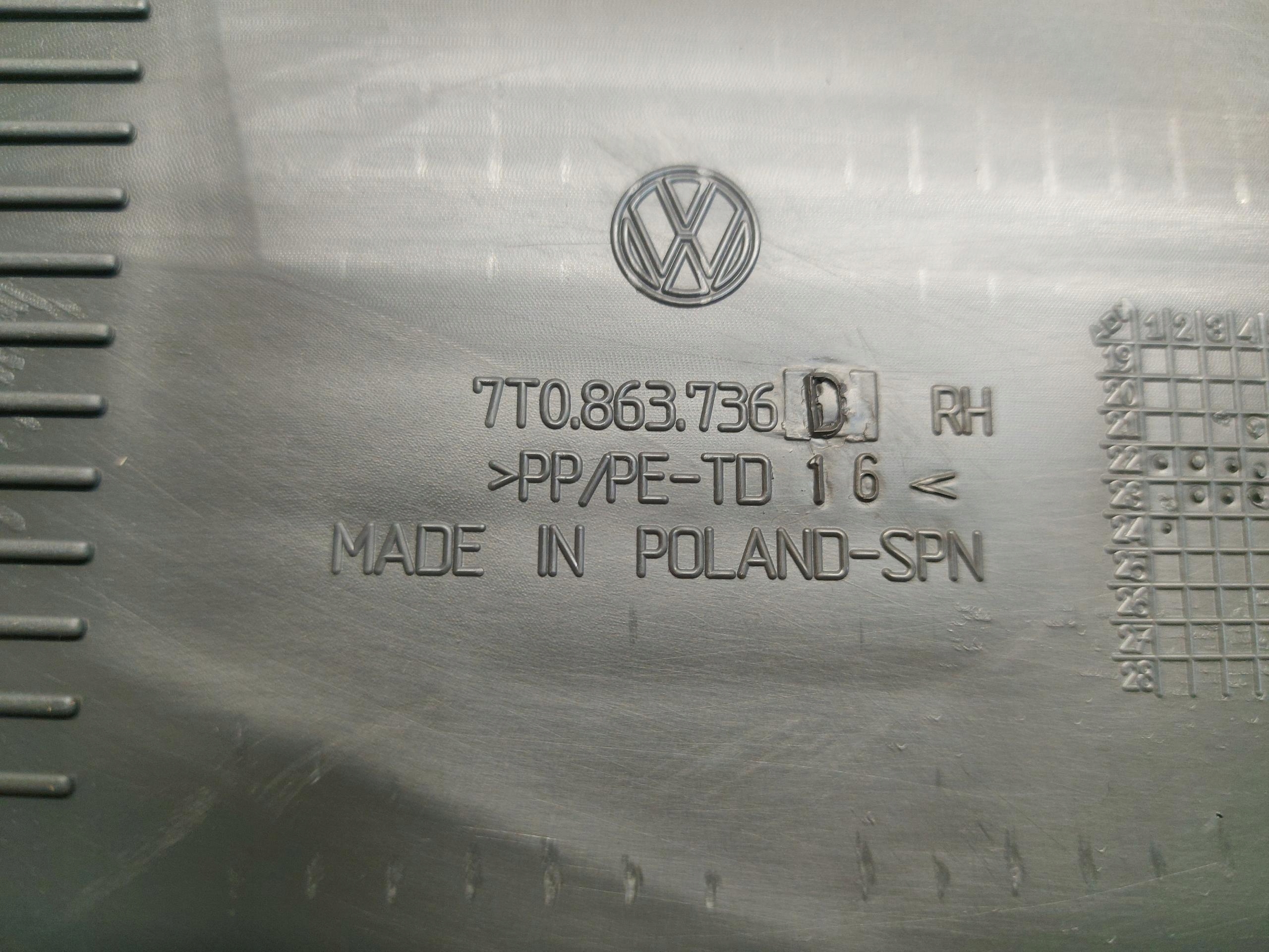 VW Multivan 7T0 T7 2023 threshold stopien cap of the threshold right front 7t0863736d