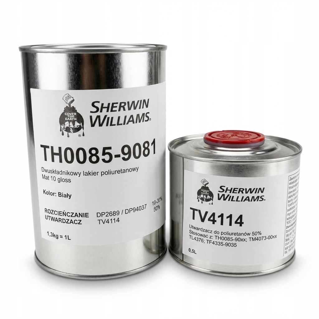 Sherwin Williams TH0085-9081 Lakier poliuretanowy [10 gloss][Biały] 1,5L