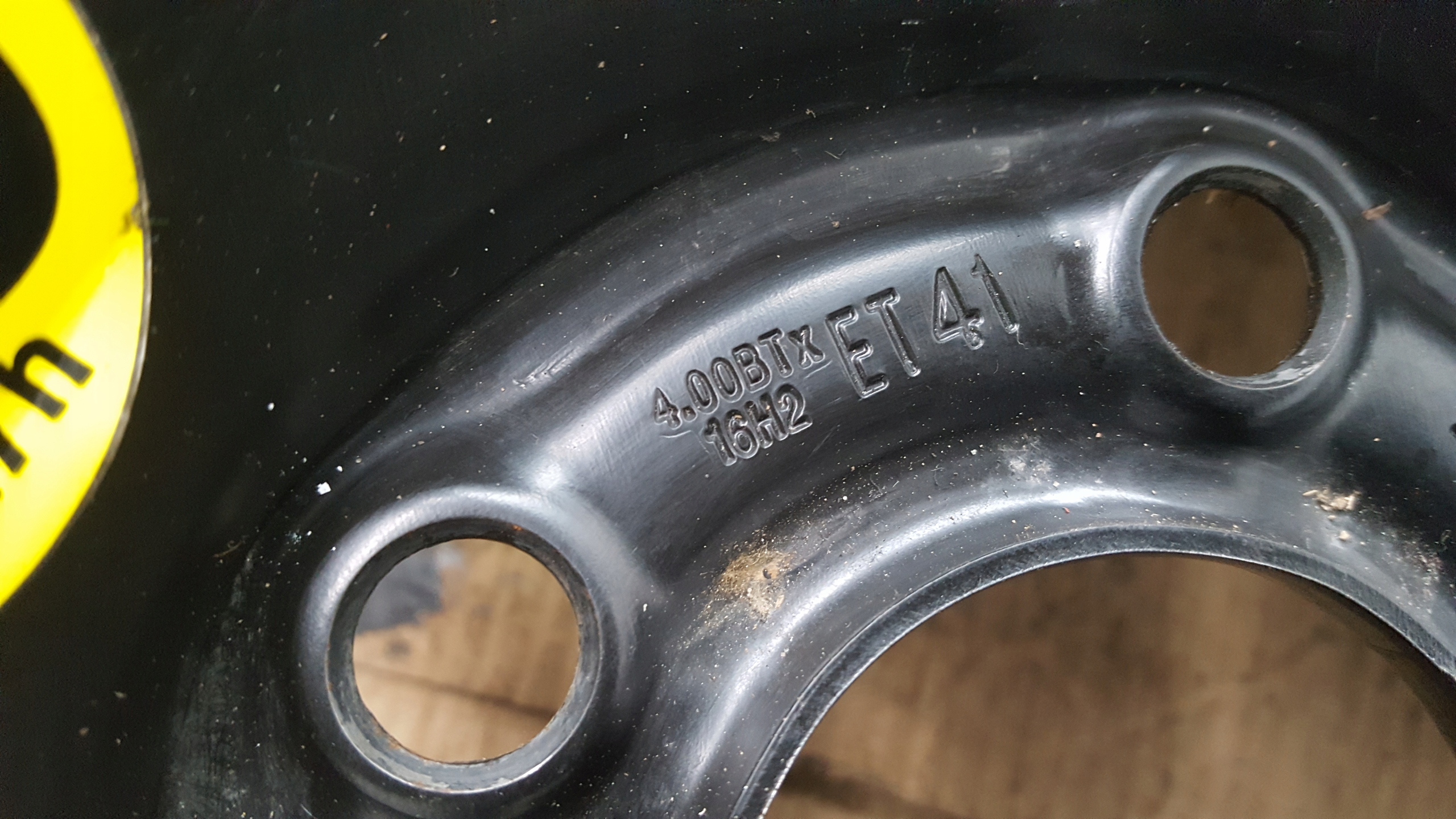 wheel spare OPEL 5x110 4Jx16 H2 ET41
