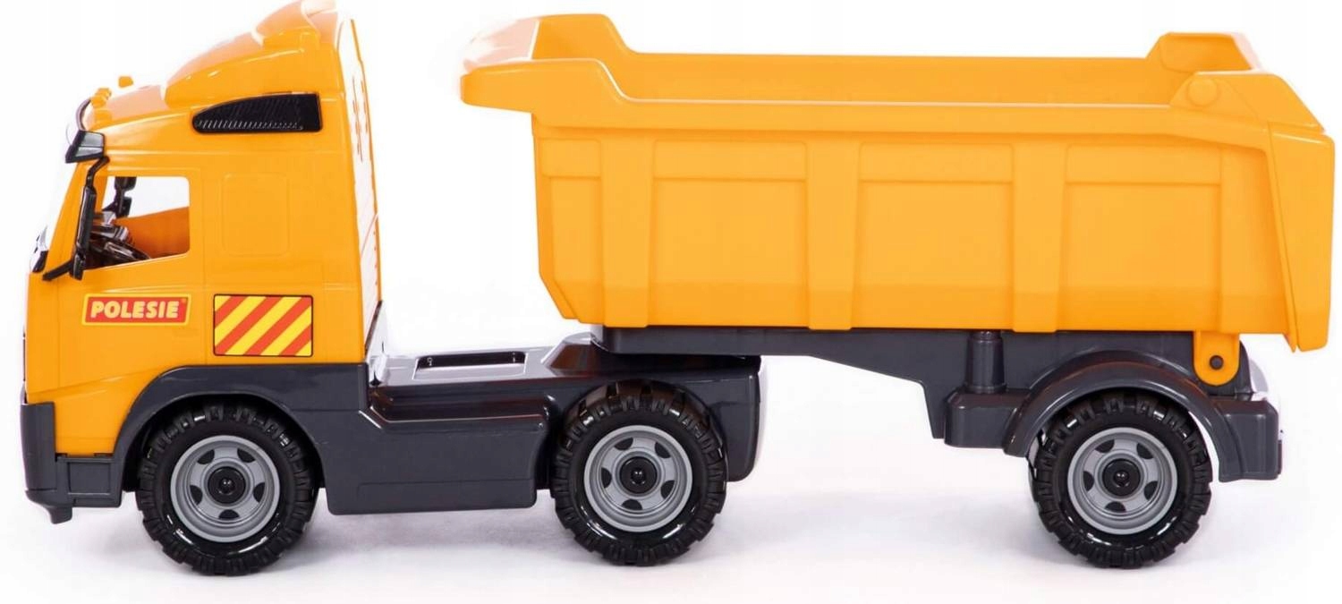 VOLVO CIĘŻARÓWKA WYWROTKA Z PRZYCZEPĄ SAMOCHÓD Materiał plastik