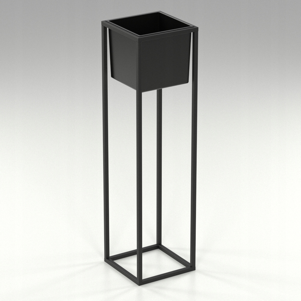 KWIETNIK STOJĄCY STOJAK METALOWY PÓŁKI NA KWIATY ROŚLINY LOFT DESIGM M 75cm Marka DesigM