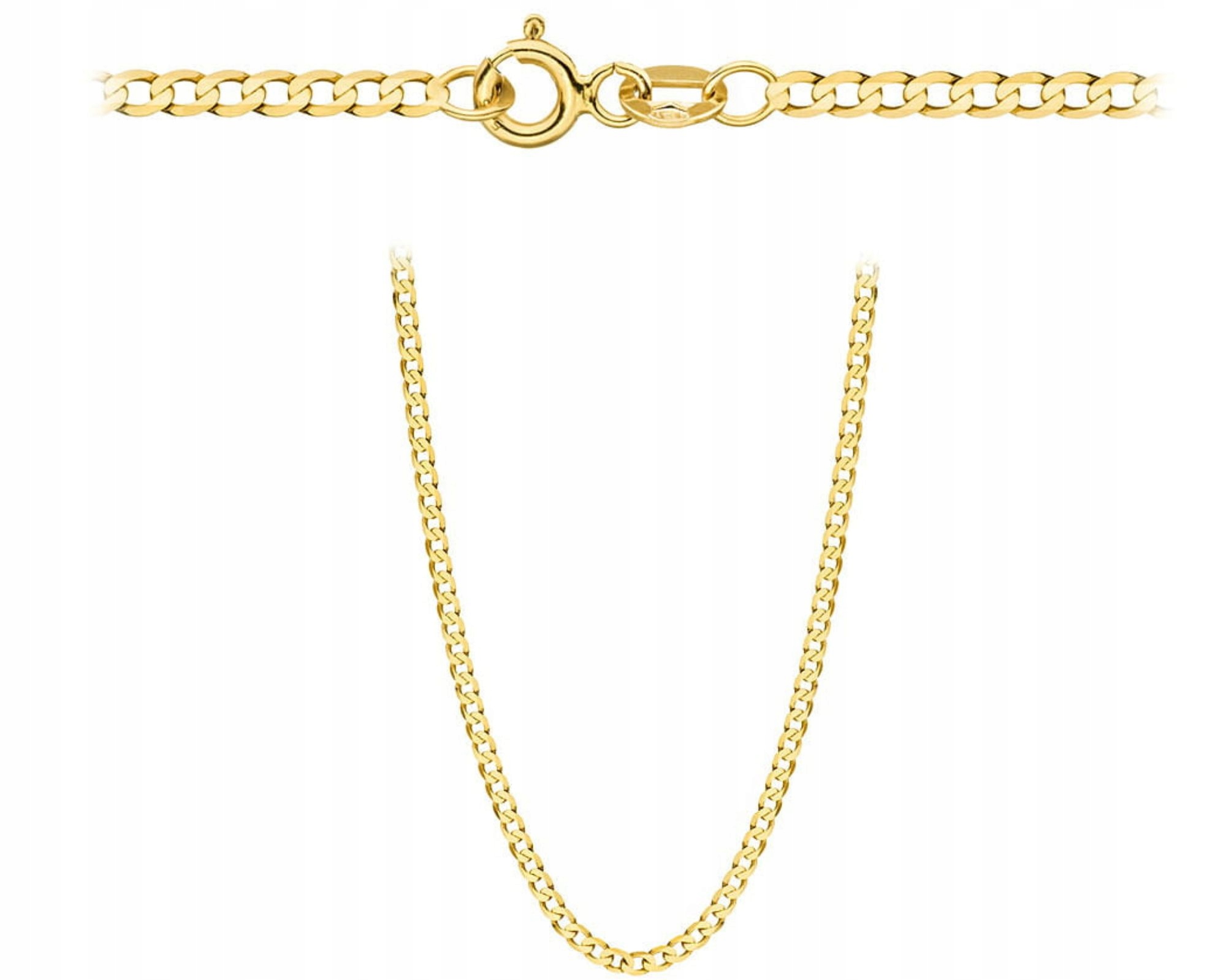 Zlatý Silný Řetízek Plný Pancíře 42 CM 585 Graw