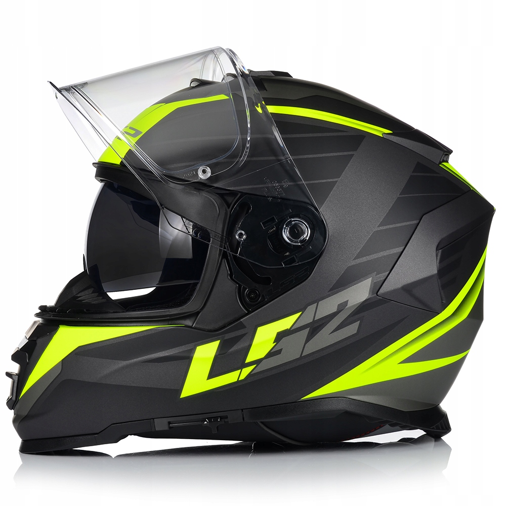 KASK MOTOCYKLOWY LS2 FF800 STORM II NERVE + PINLOCK + BLENDA ECER 22.06 Rozmiar XL