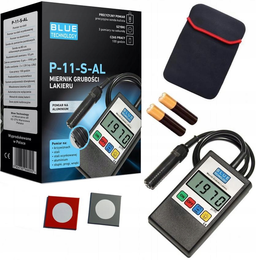 Merač hrúbky laku Blue Technology P-11-S-AL