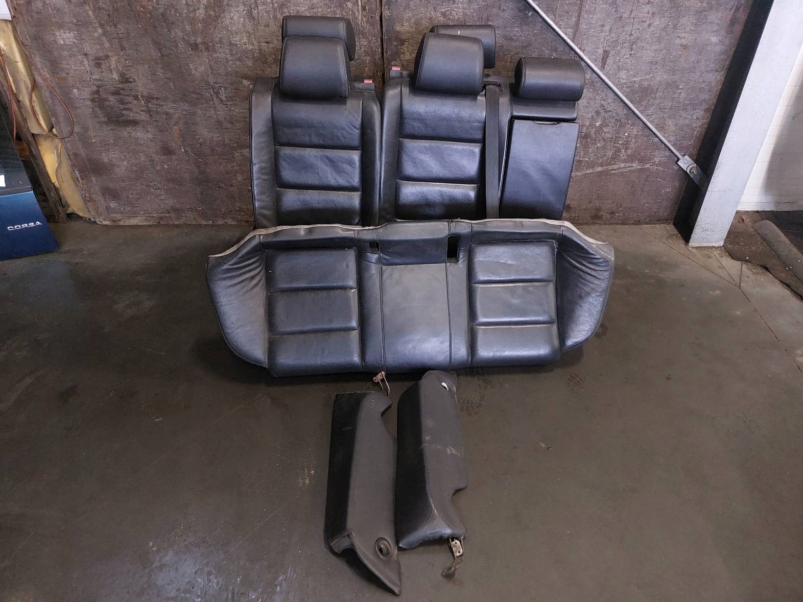 KOMPLET seats left right front + seat rear part AUDI A6 C6