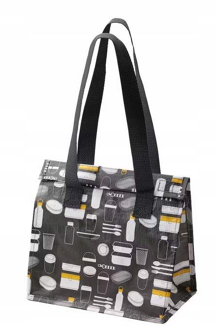 

Torba na lunch szara 27x25x16 cm Ikea Fladdrig