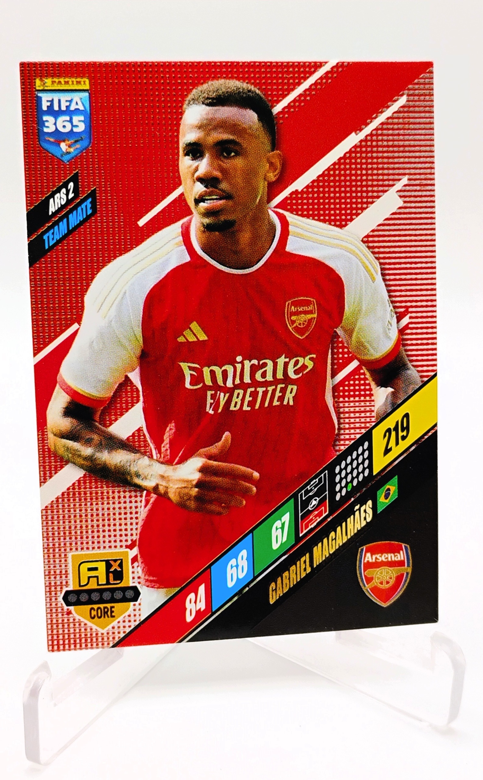 Panini Fifa 2024 Base Card ARS2 Gabriel Magalhaes Arsenal