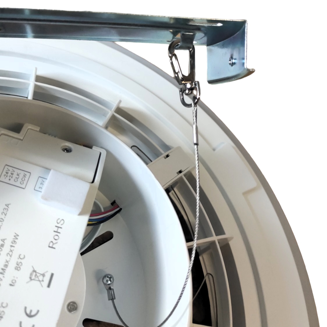 ŻYRANDOL WENTYLATOR SUFITOWY LAMPA LED 55W CCT 50CM PAMIĘĆ BARWY + PILOT Rodzaj gwintu zintegrowane źródło LED