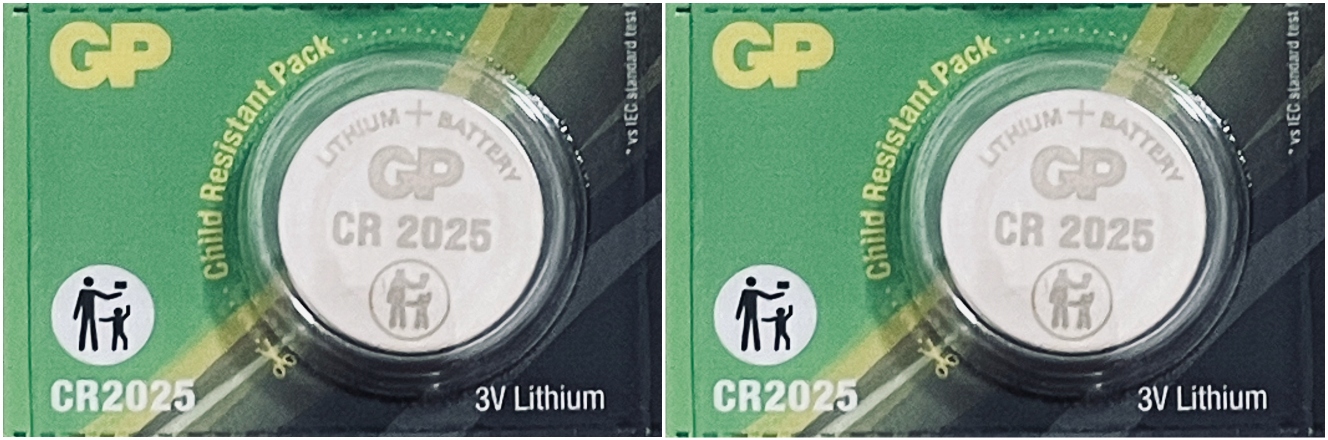 

Bateria Gp CR2025 3V Litowa 2 szt. Guzikowa