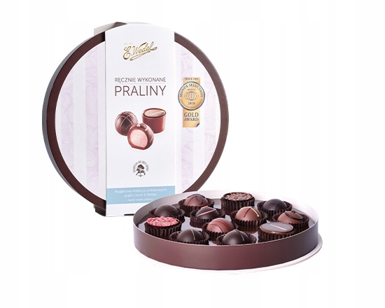 Ręcznie robione praliny kolekcja unikatowych pralin 150 g E.Wedel