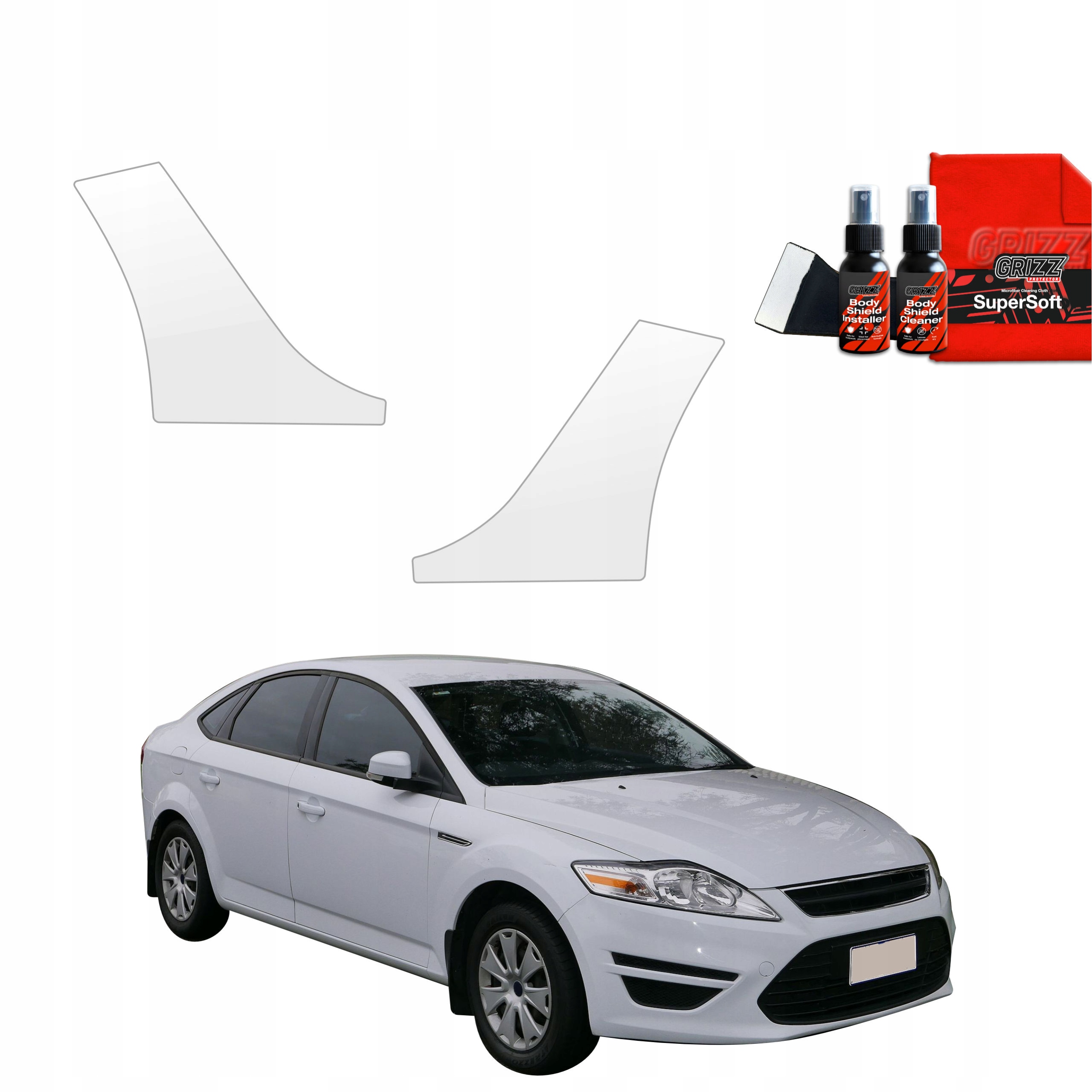 2v1 Fólie Ppf dýha na podběhy kol pro Ford Mondeo Mk4 (2010-2014)