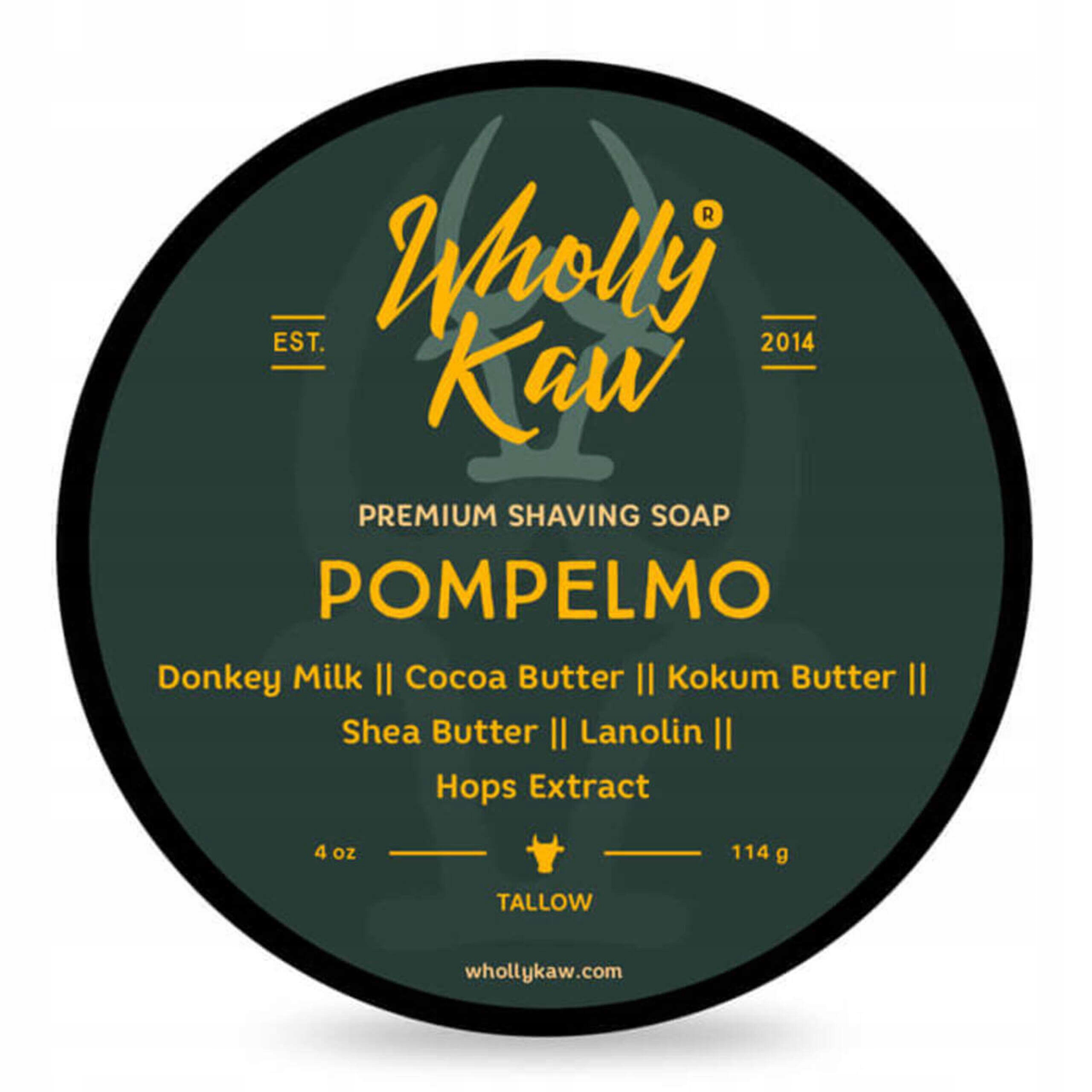 Wholly Kaw Mýdlo na holení Shaving Soap Pompelmo 114 g