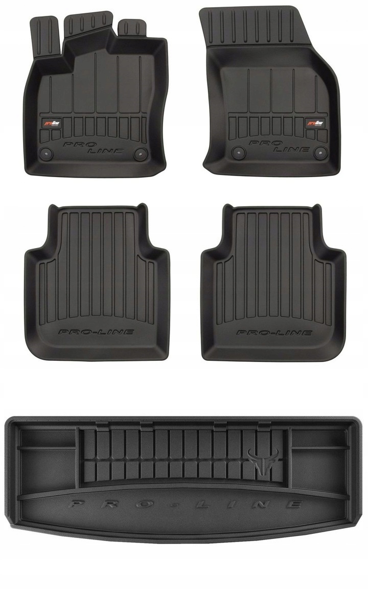 Set 3D gumové rohože Seat Tarraco od roku 2018