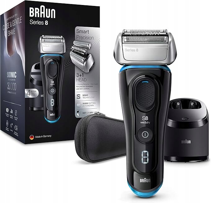 Holicí Strojek Braun Series 8 8385cc Elektrický holicí strojek na vousy
