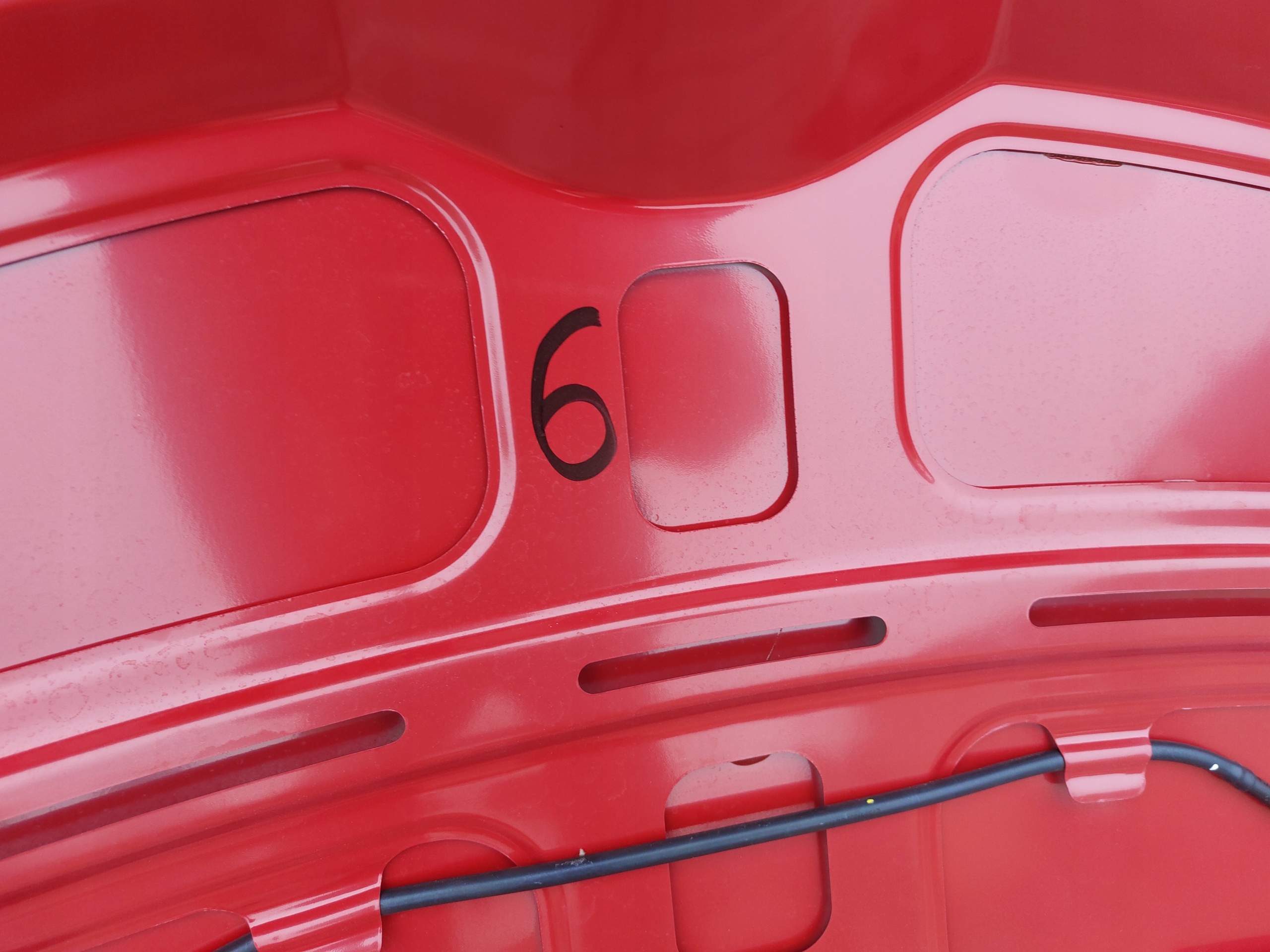 cofano NISSAN JUKE II F16 Rosso NBV