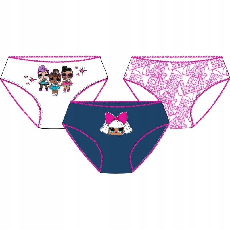 

majtki figi Lol L.o.l. Surprise 3-pack 110/116