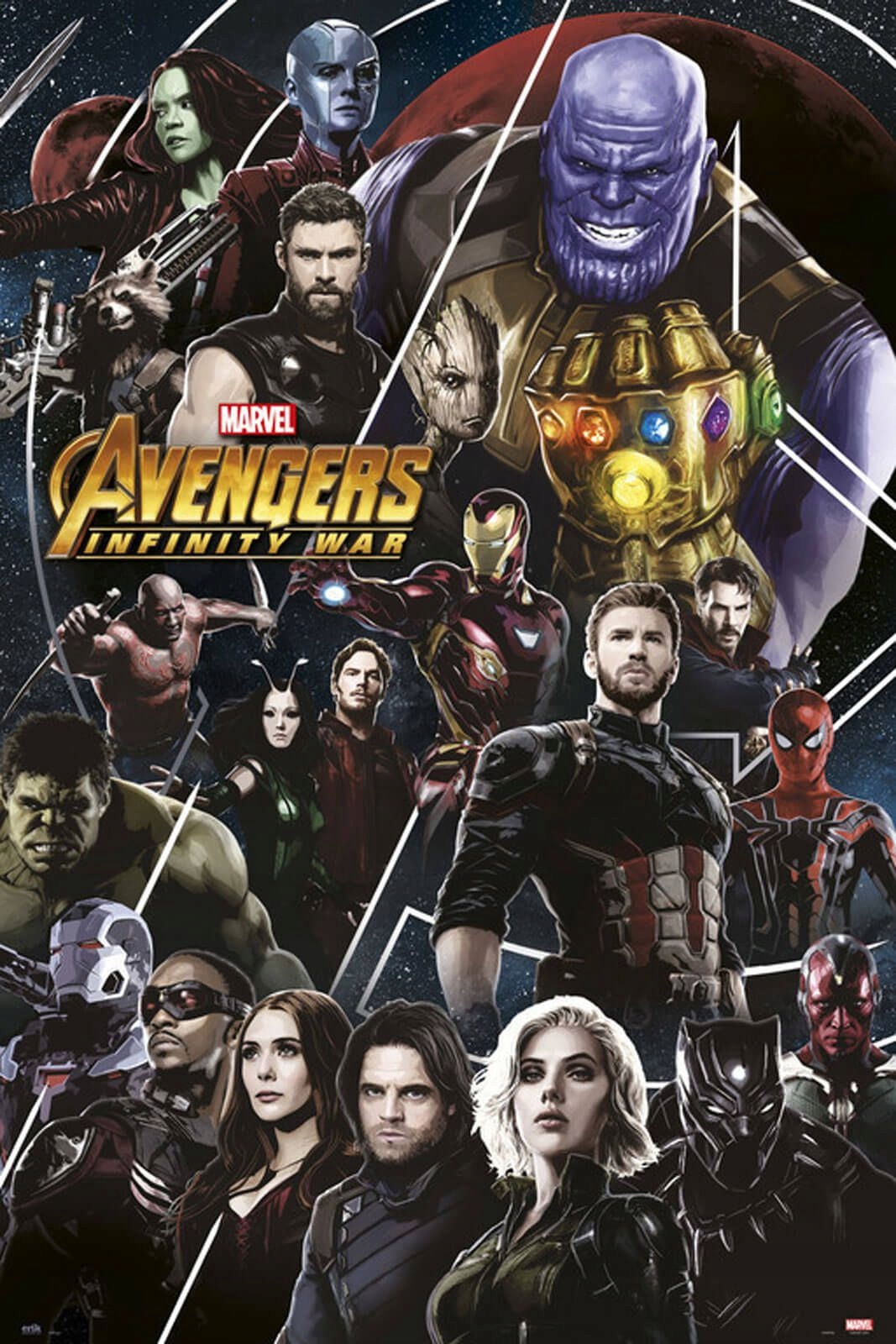 Avengers Infinity War oficjalny plakat 61x91,5 cm