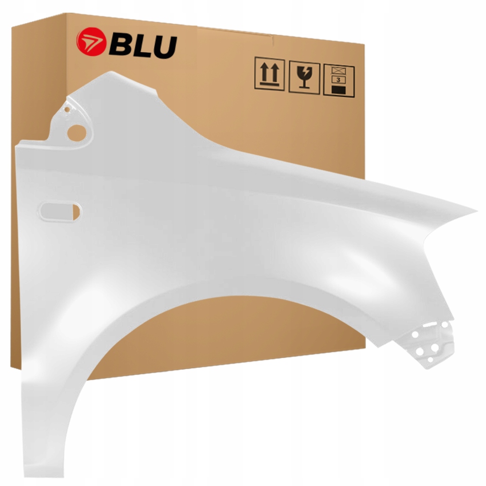 Blu Blatník Vw Fox LB9A pravý bílý 05-11 přední