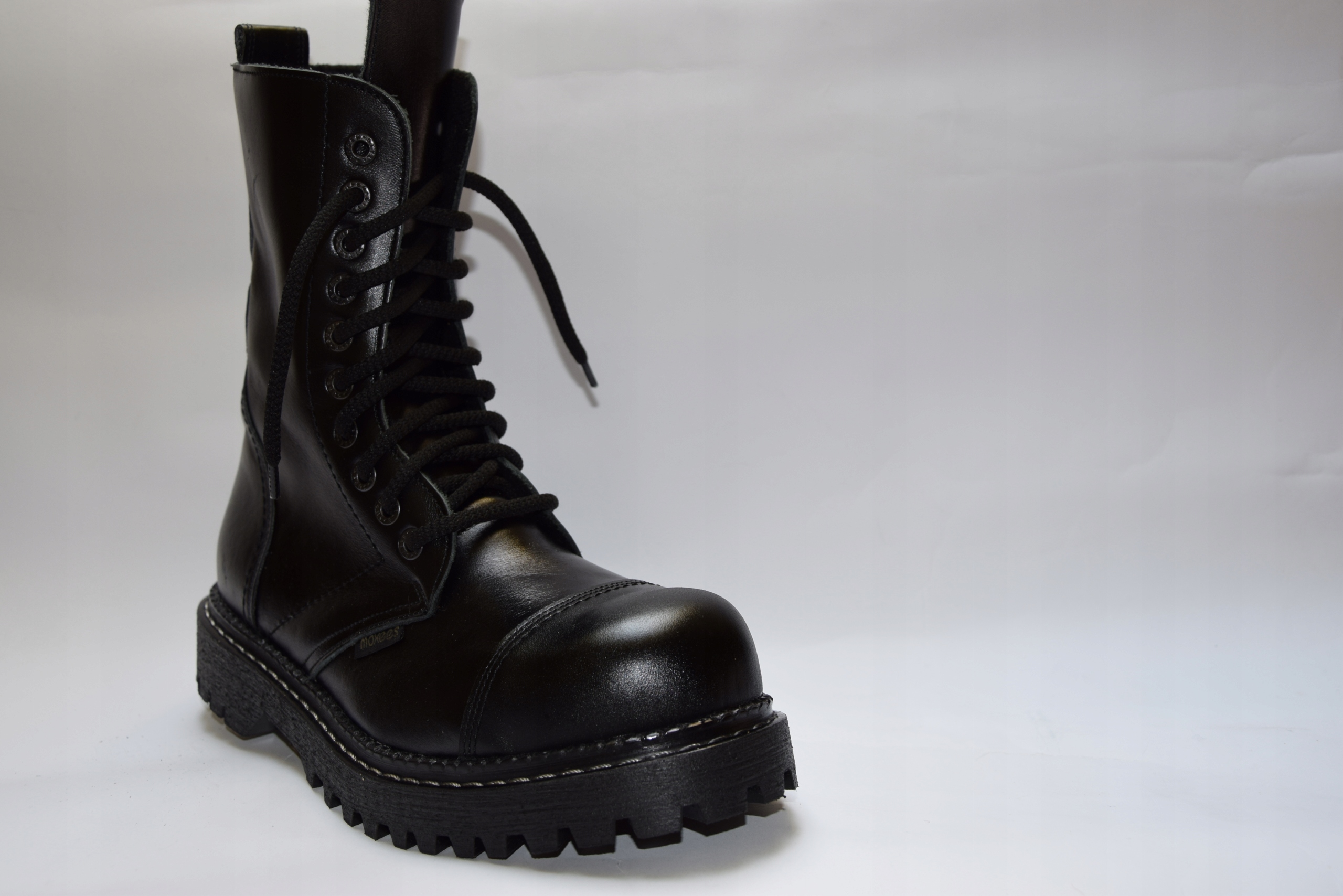 Культовые польские высокие ГЛАНЫ кожа стальной нос 45м