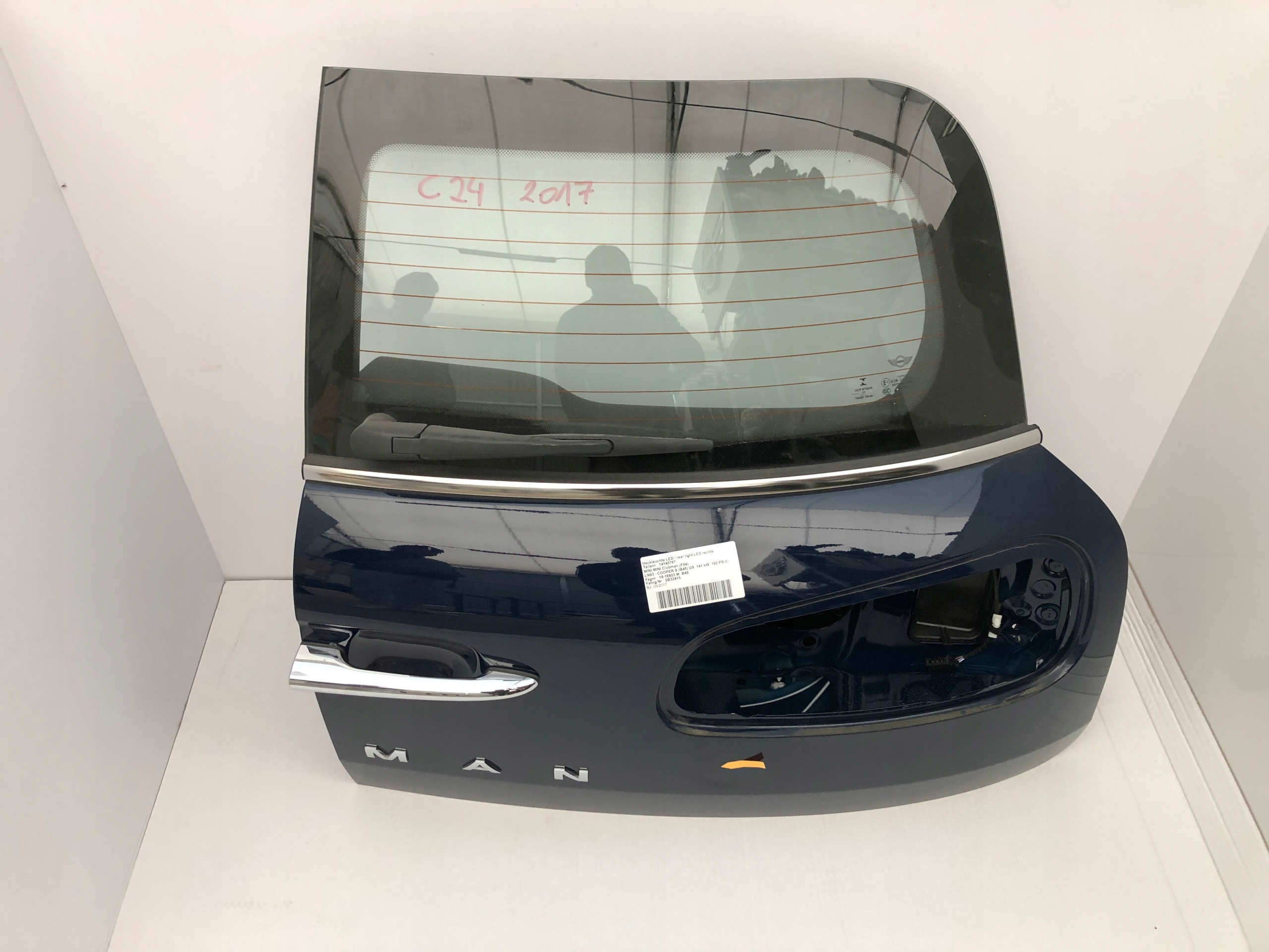 DRZWI TYŁ TYLNE PRAWE KLAPA MINI CLUBMAN F54 C24 Typ samochodu Samochody osobowe