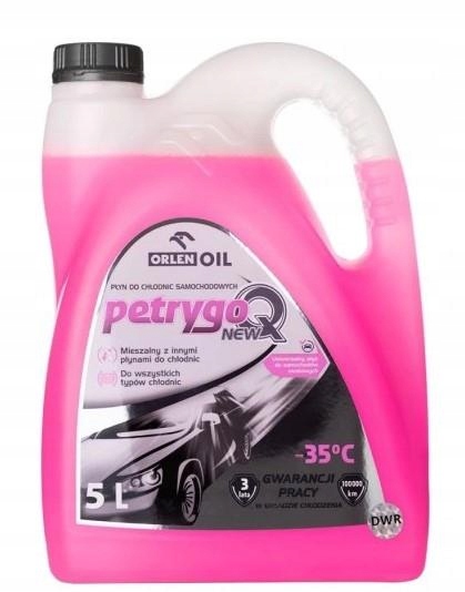

Płyn do chłodnic Petrygo Różowy -35C 5l
