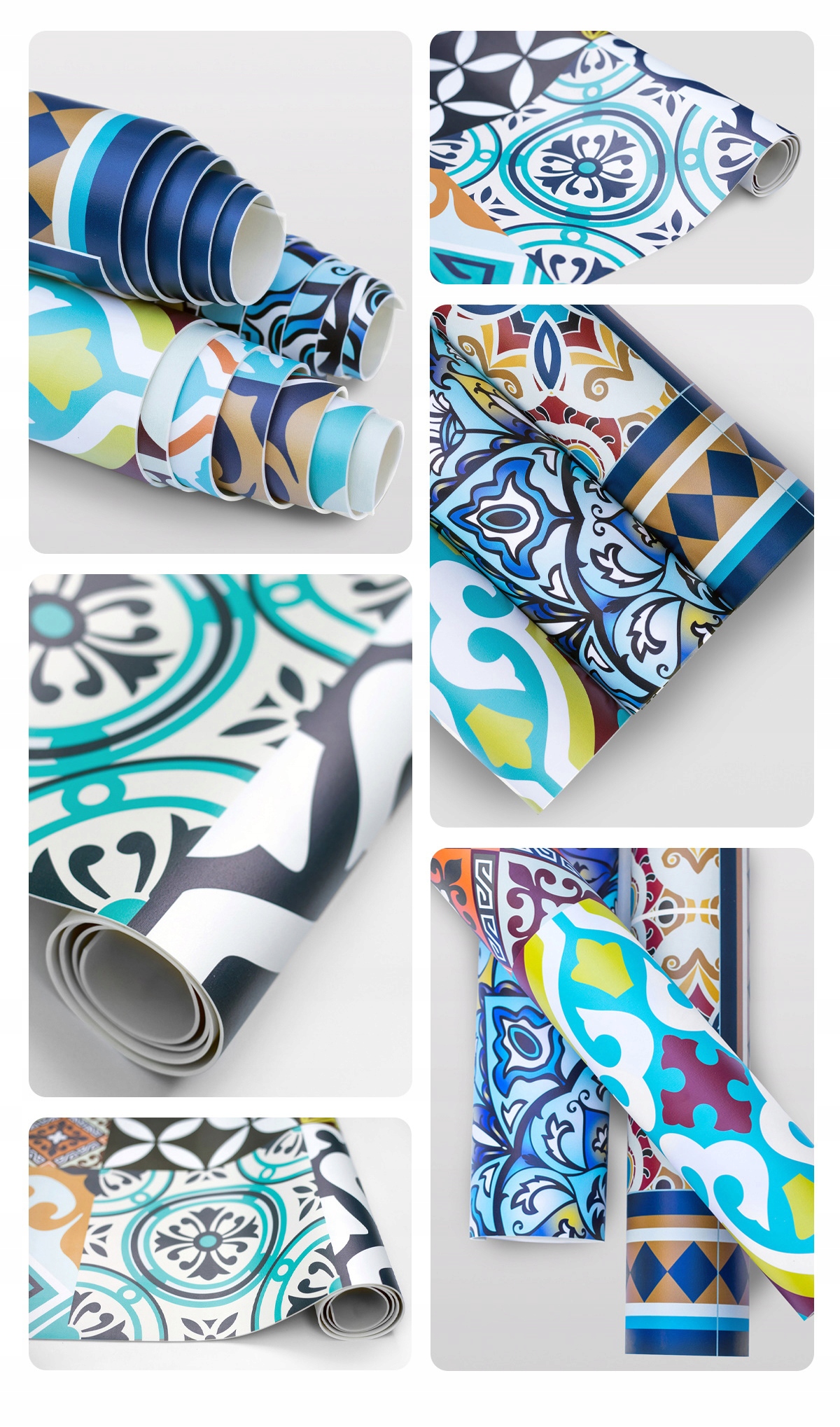 Iskolai védőszőnyeg a szék alá Virágzó fa Termékszélesség 100 cm