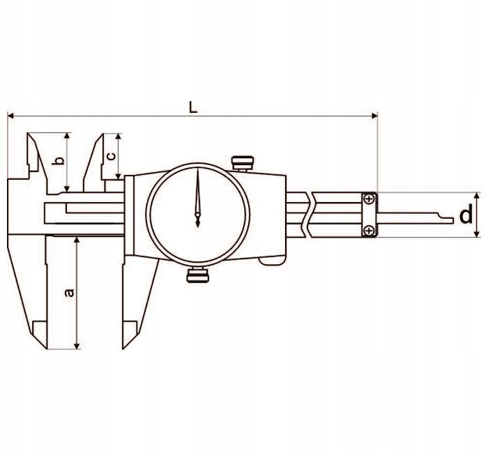 SUWMIARKA ZEGAROWA MAUa-Z 150 x 40 / 0.02 mm Rodzaj analogowa