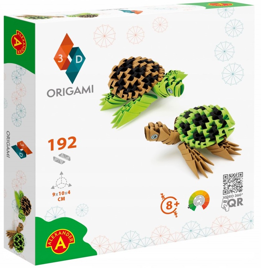 

Origami 3D Żółwie Alexander 8+ Żółw