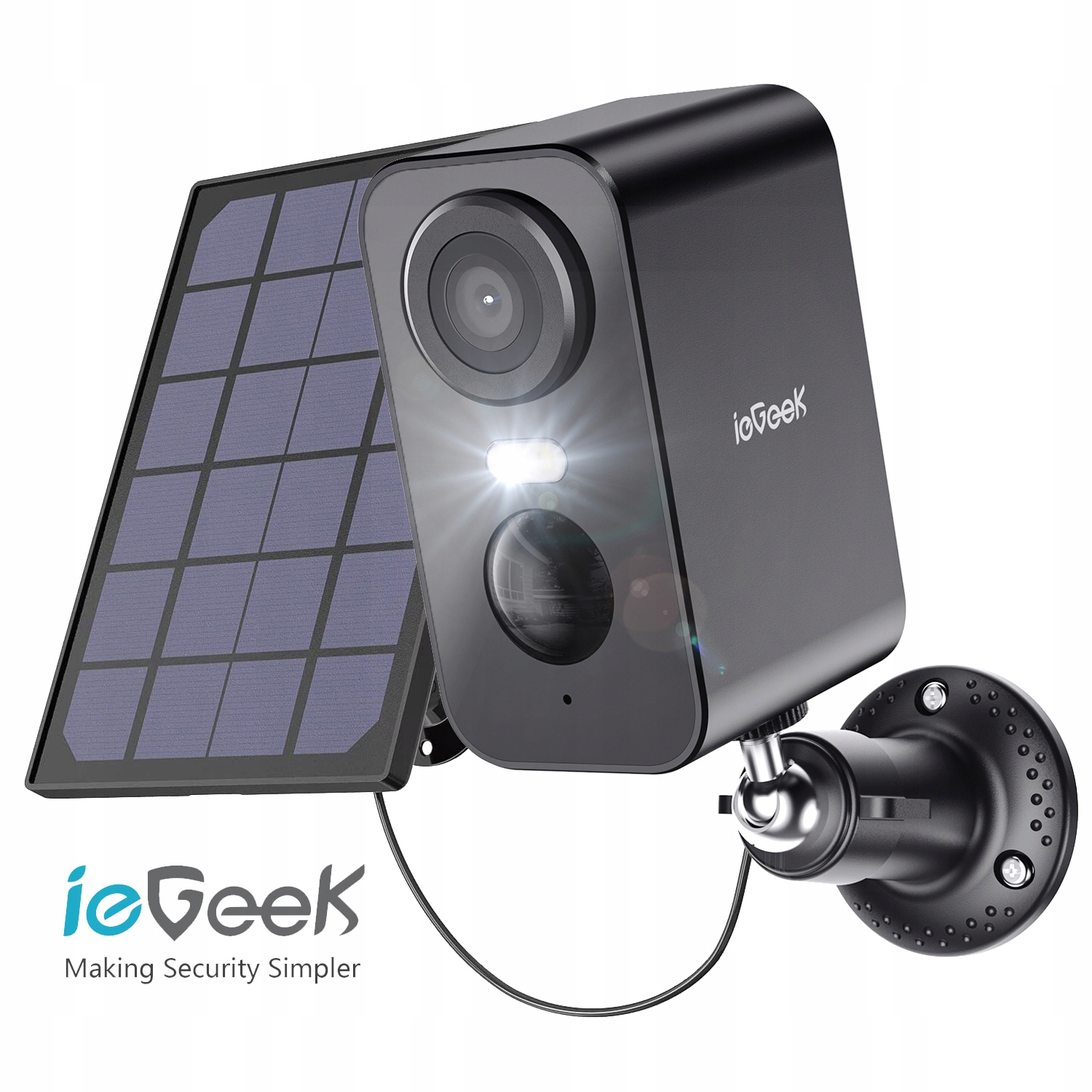 Venkovní WiFi solární kamera Bezdrátová 3MP