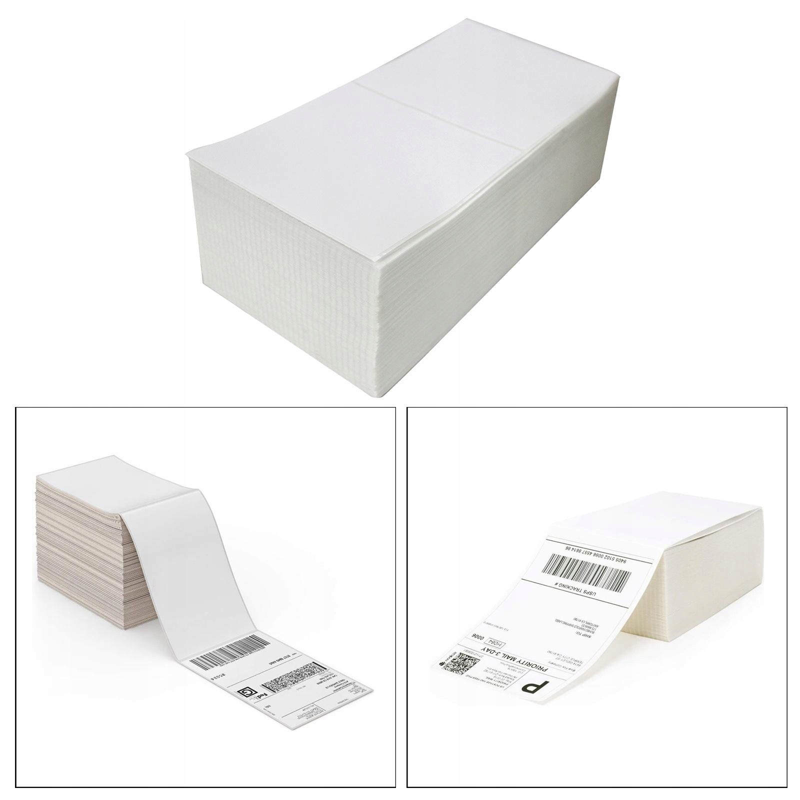 4" x 6" Direct Thermal Shipping Labels 500Pieces Postage Thermal Długość 220 mm