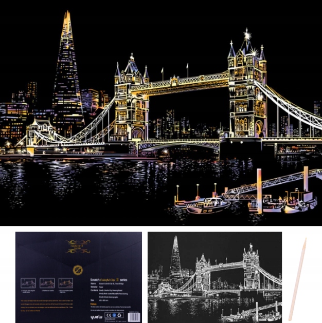 

Kolorowanka Zdrapywanka Wydrapywanka Duża Magiczna