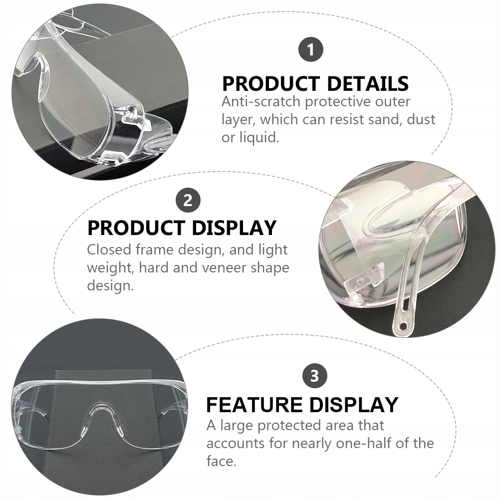 OKULARY ROWEROWE 2 PARY Marka bez marki