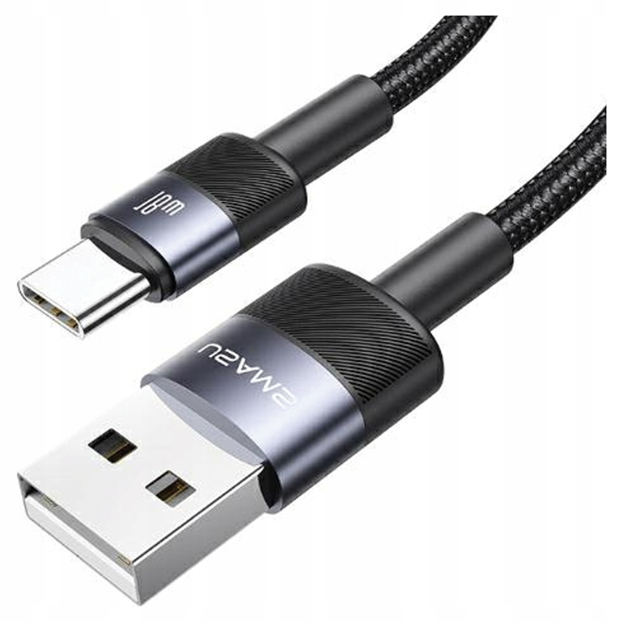 Usams Kabel Usb Na Usb-c 3A 1,2M Do Telefonów Stalowy Szybkie Ładowanie