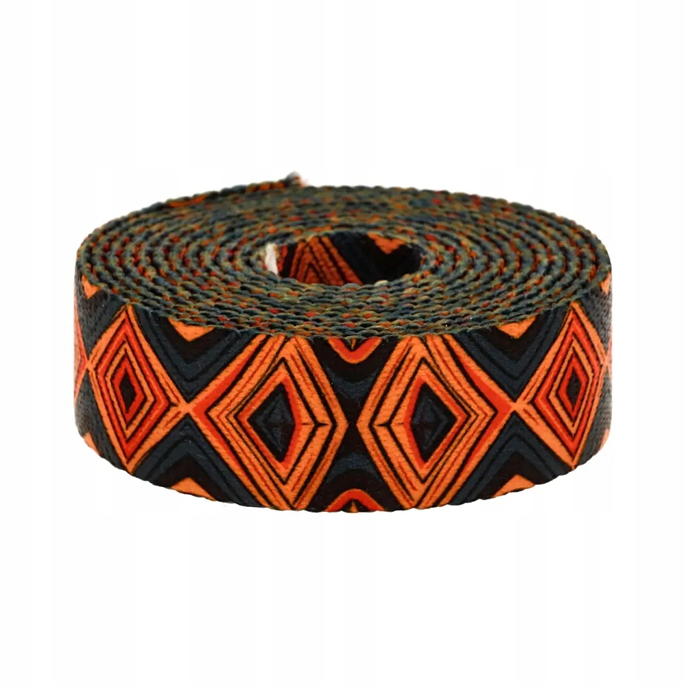 Popruh s potiskem Sublimace India Diamonds 48 m hladká 1,7 mm 37 mm