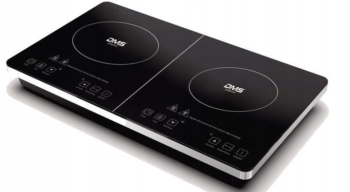 Kuchenka indukcyjna podwójna płyta dwupolowa wolnostojąca