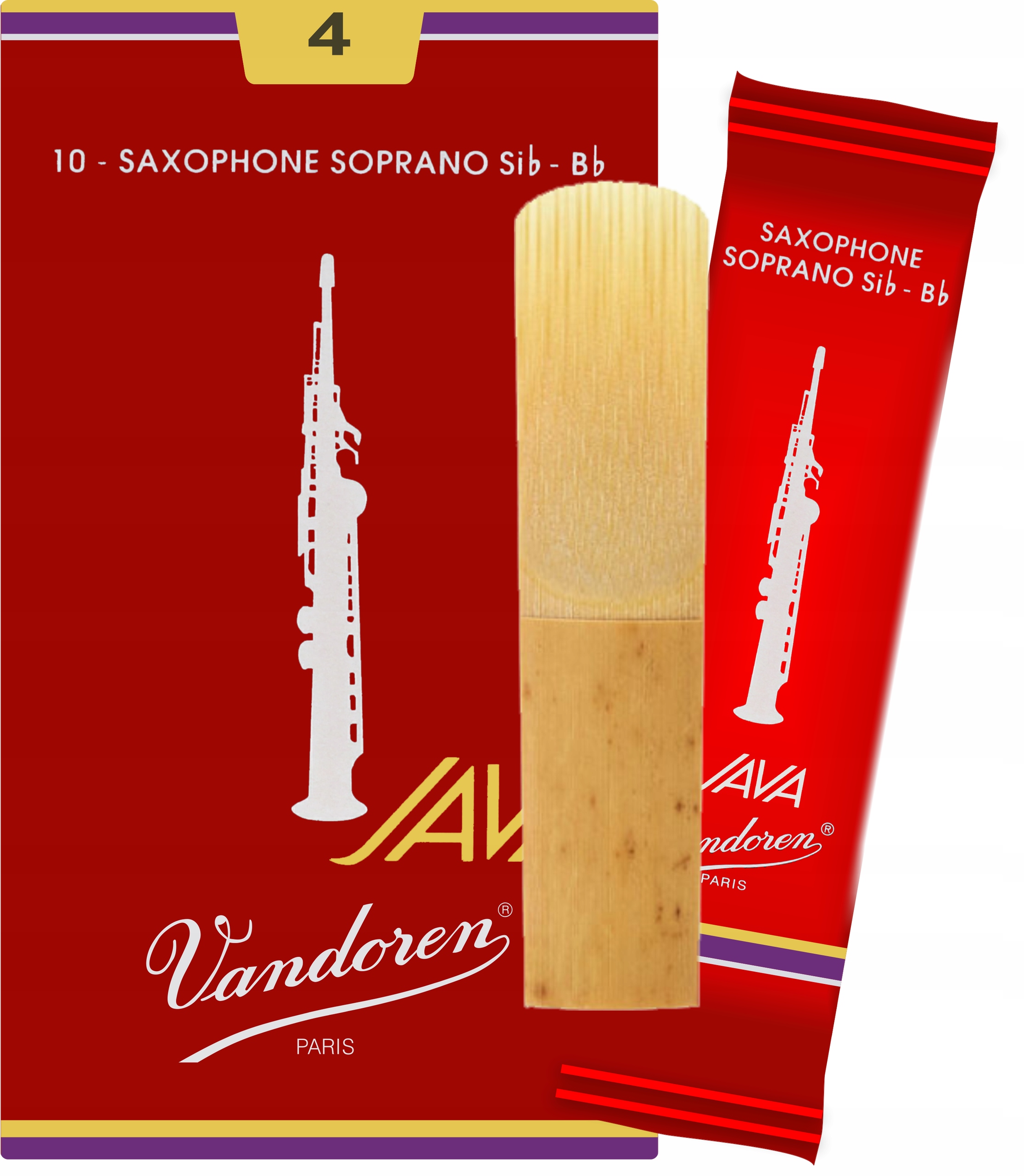 Stroik saksofon sopranowy 4 Vandoren Java Red