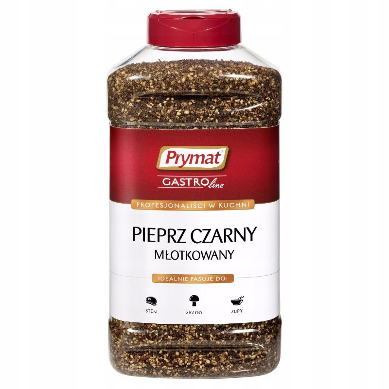 Prymat Gastro Pieprz czarny młotkowany Pet 770g