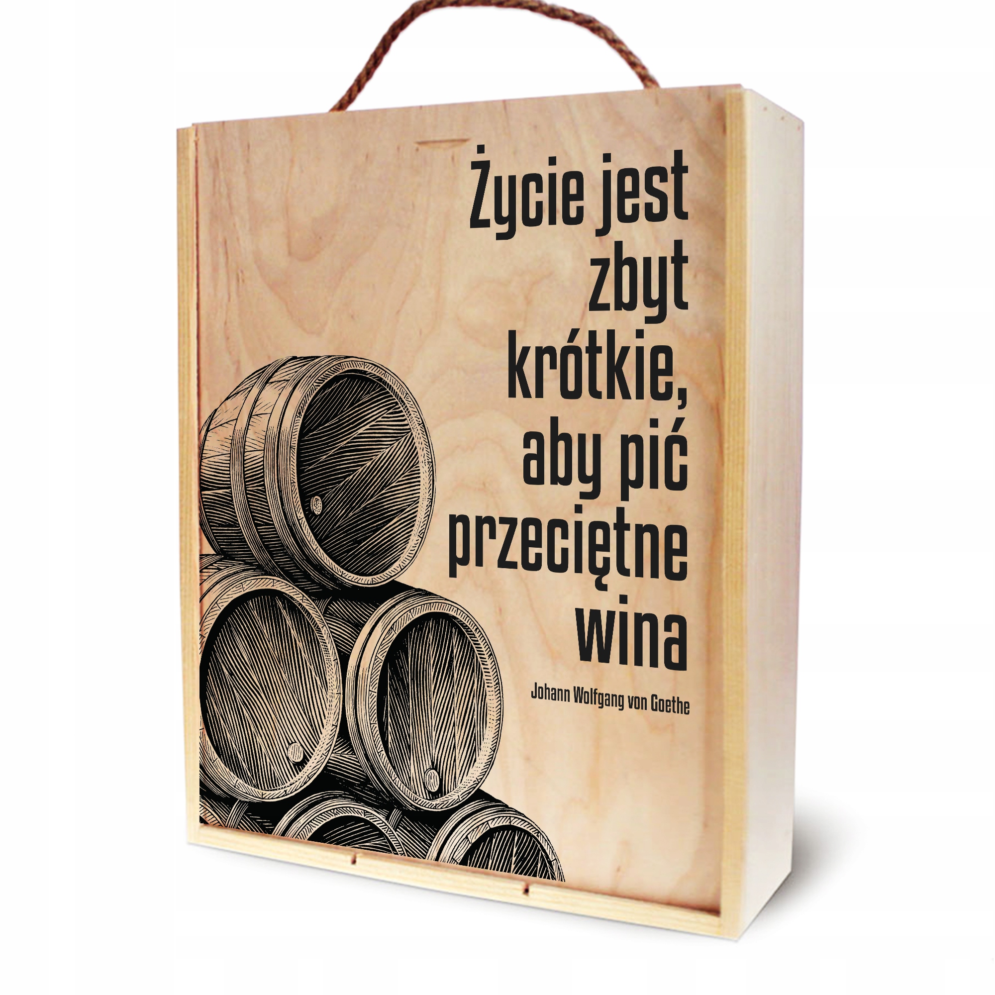 

Duża Skrzynka na 3 Wina MiX Wzorów Cytaty