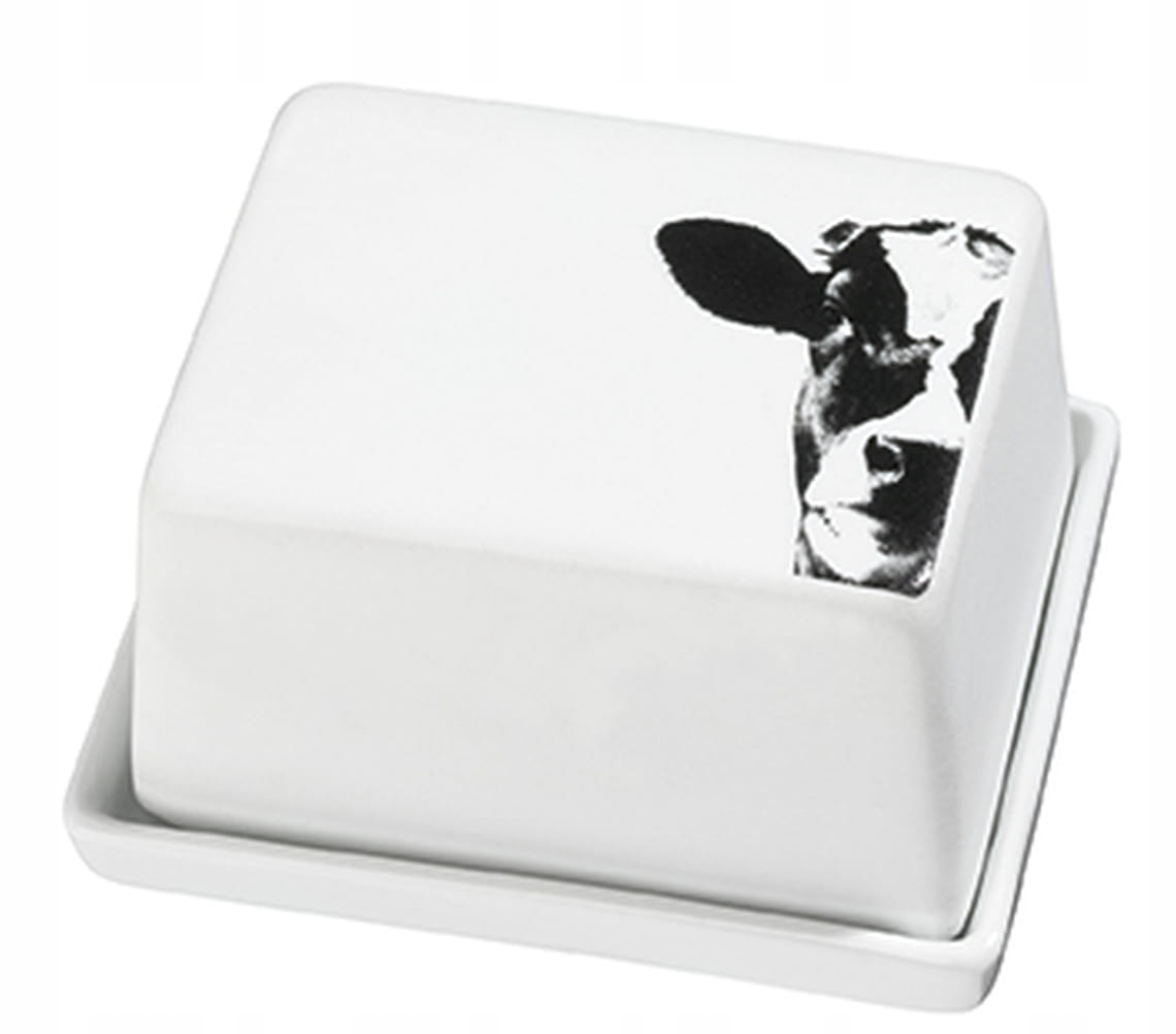 Máslenka Muu, malá, porcelánová, Raeder