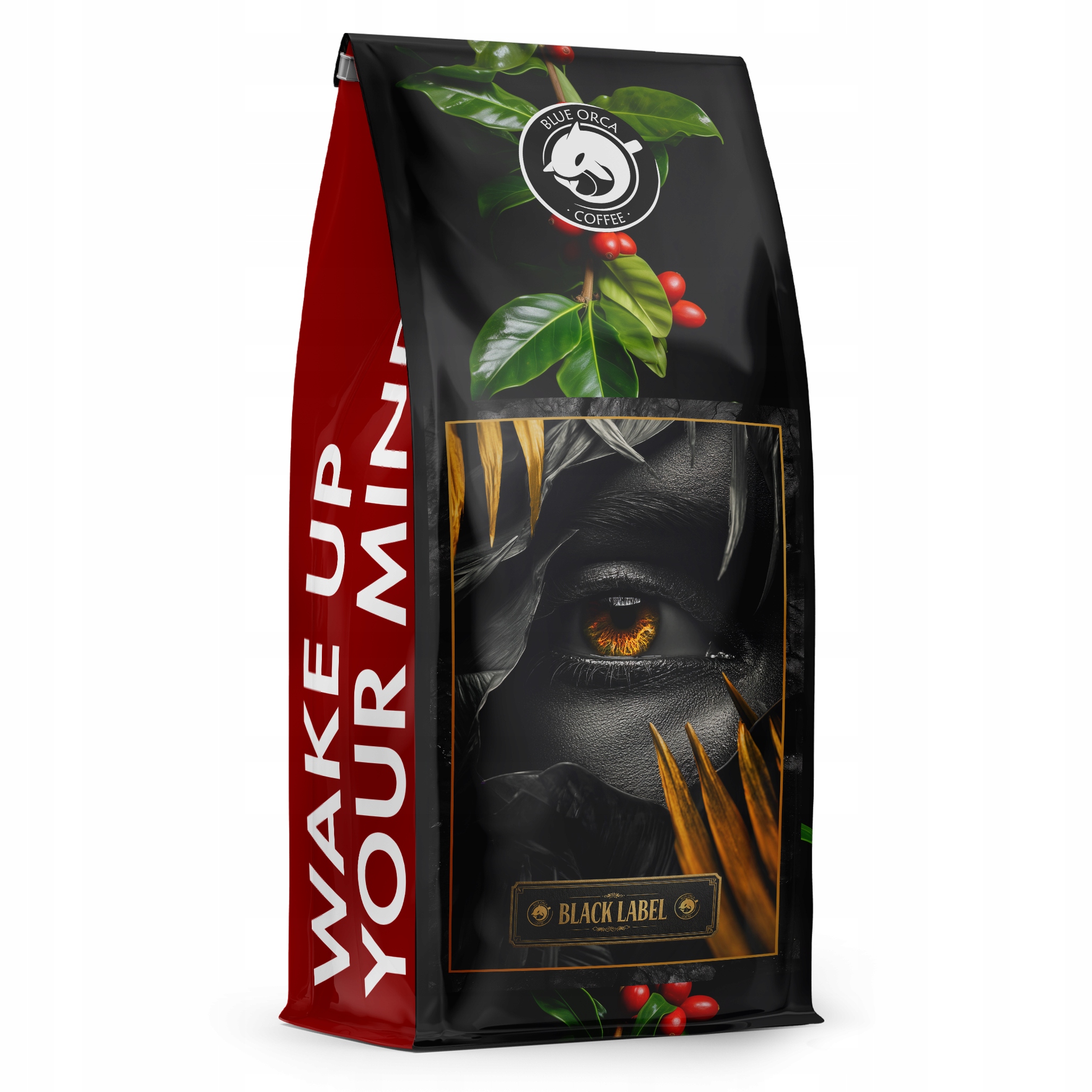 Káva zrnková 1 kg Black Label blend Čerstvě pražená Blue Orca Coffee Limited