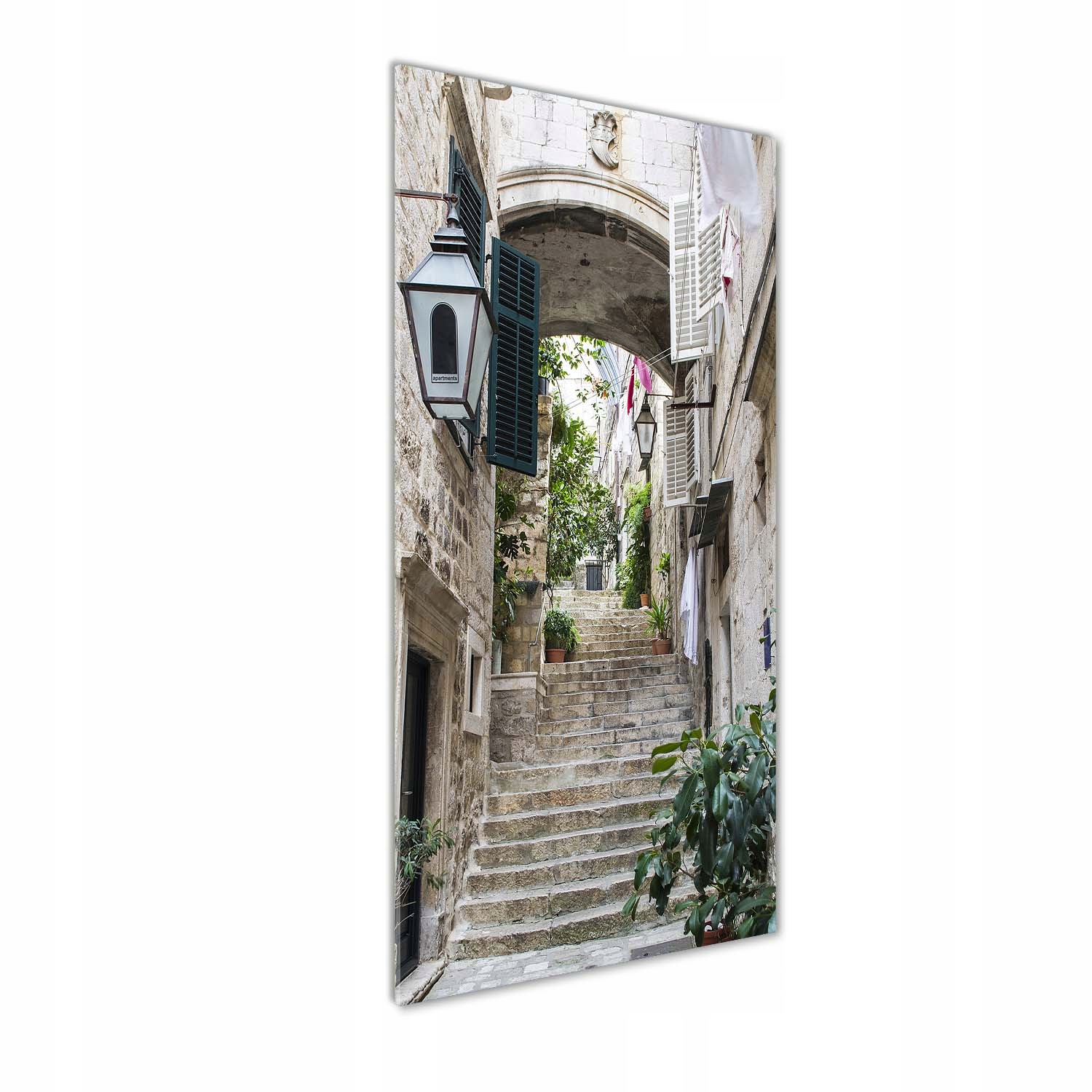 

Foto obraz na szkle Uliczki Dubrownik 50x125 cm
