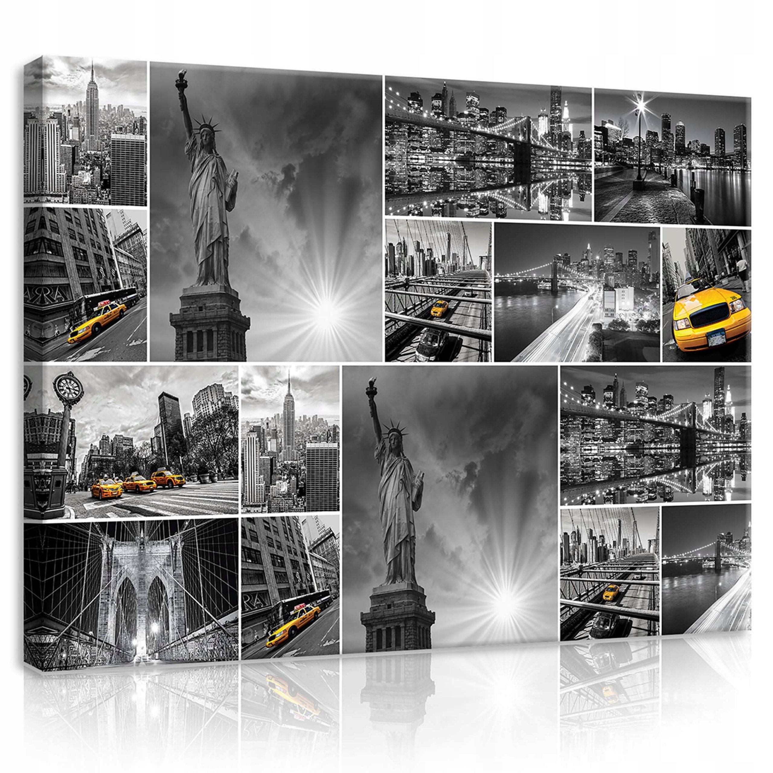 Obraz 100x75 Brooklyn a mrakodrapy, dynamický styl pro loft