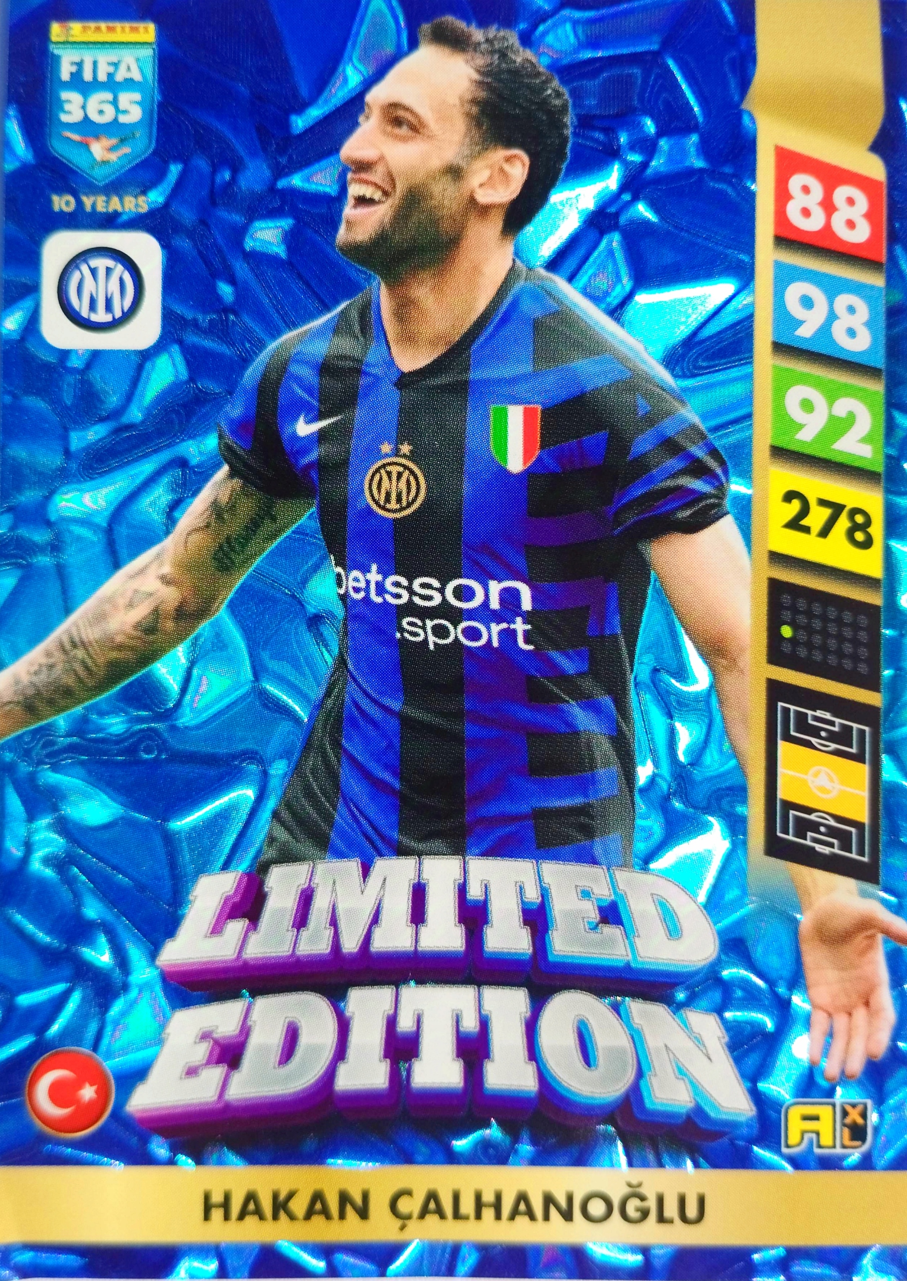Panini Fifa 365 2025 Limited Hakan Calhanoglu Inter Mediolan