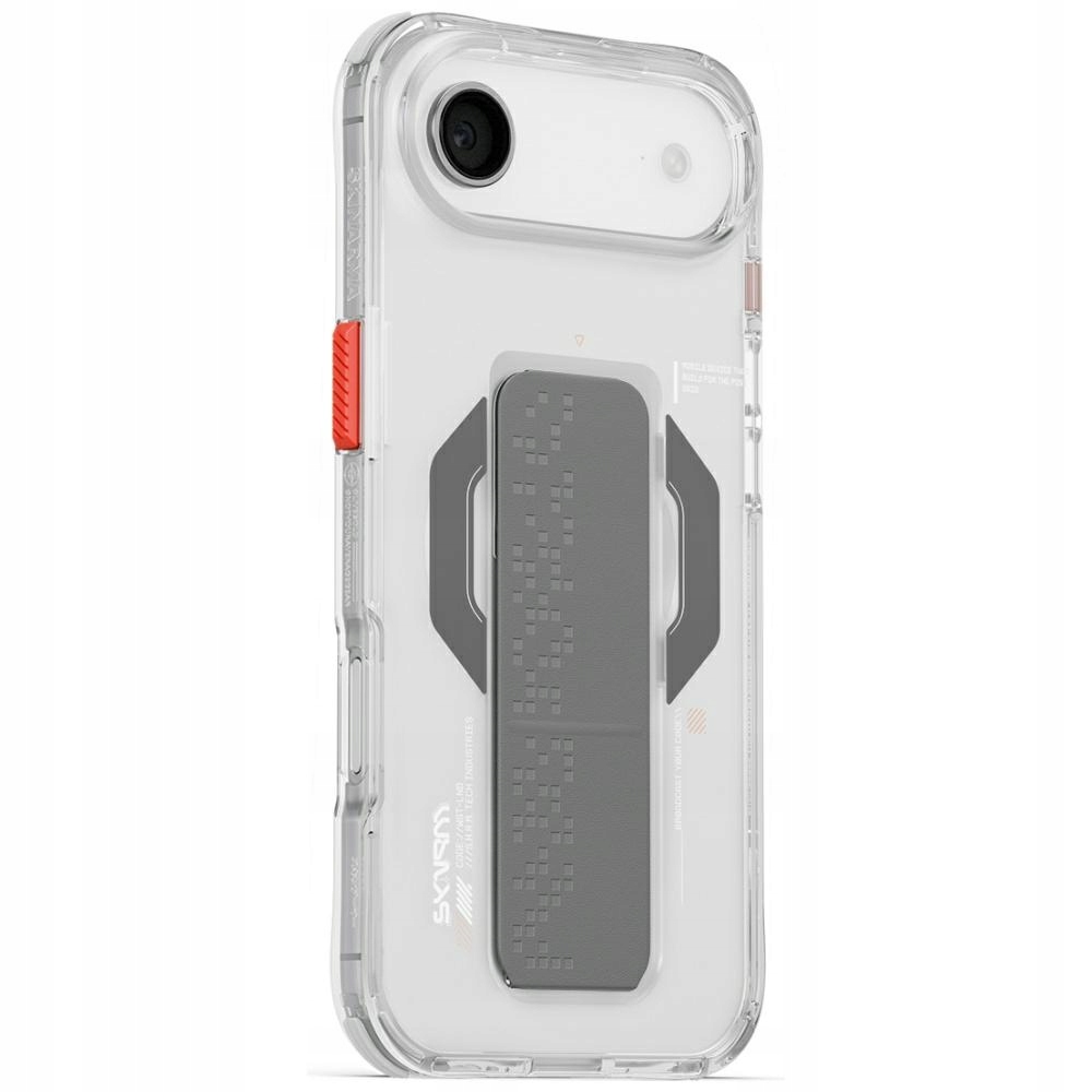 Pouzdro Pro Iphone Air Skinarma Haxa Magnetic Charging Grip Stand Průhledné