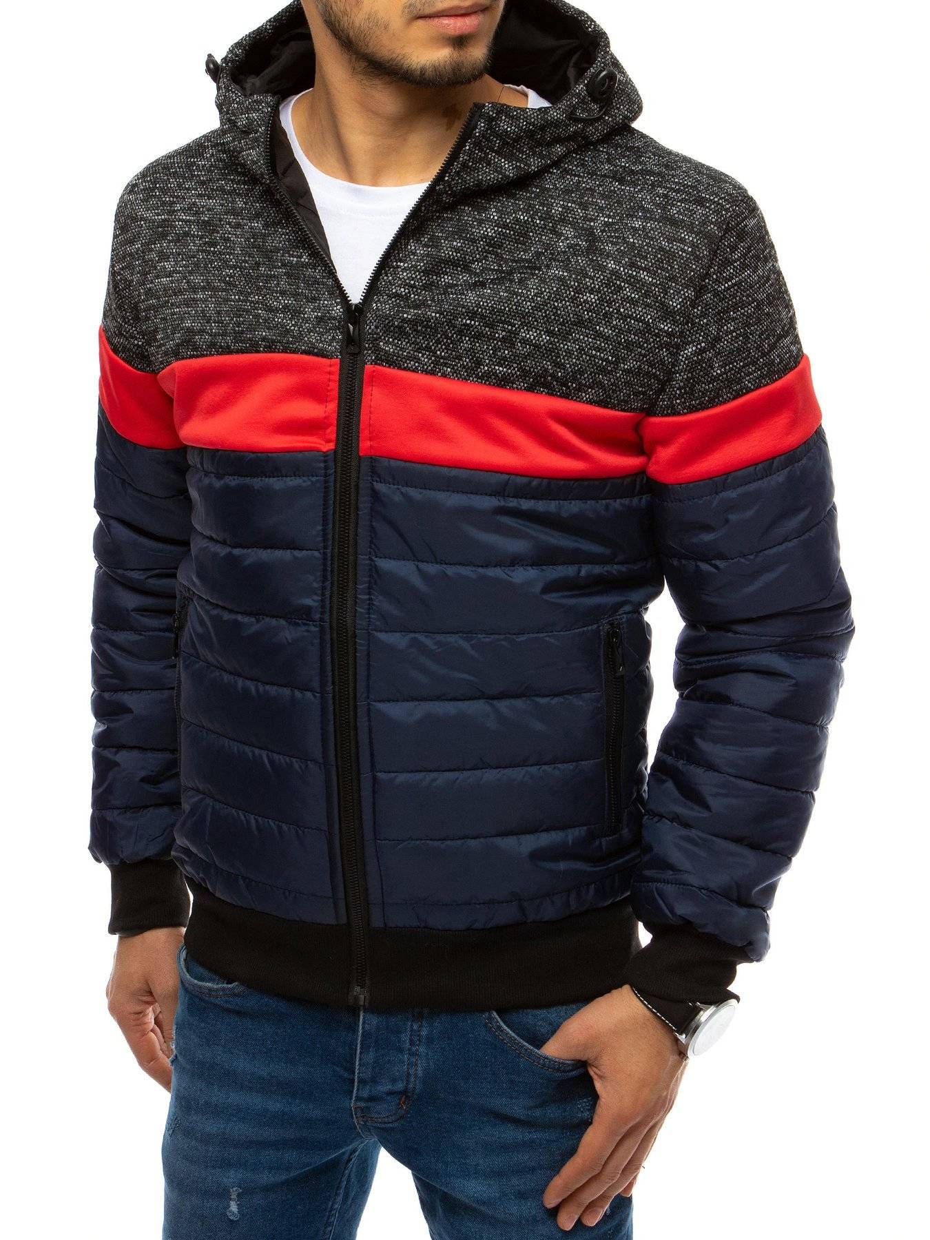 

Kurtka Męska Przejściowa Pikowana tx3693 - XL