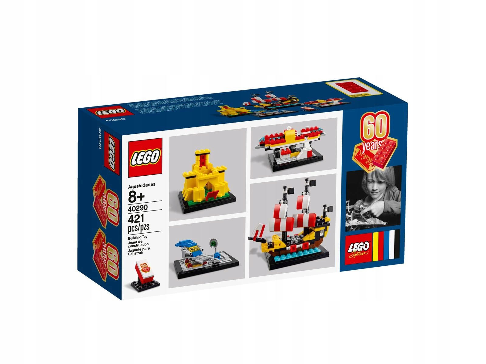 nové Lego Creator 40290 Lego 60 let kostky Lego, Misb 2018
